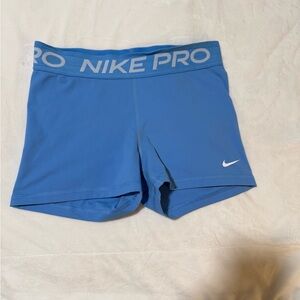 Nike Pro Dri-FIT Light Blue Shorts